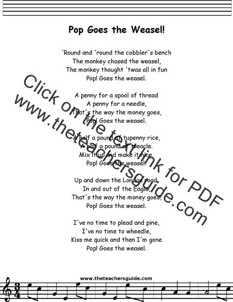 all around the mulberry bush lyrics|pop goes the weasel original.